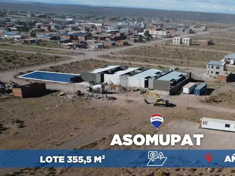 VENTA LOTE DE 355,5 EN ASOMUPAT VACA MUERTA AÑELO