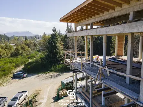 VENTA Departamento 2 ambientes de 41m2   terraza UF 103 céntrico, El Mercado, Villa la Angostura