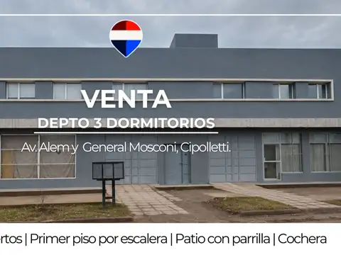 Venta Departamento  con cochera Cipolletti