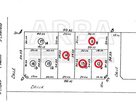 Terreno en Venta de 716,9 m2