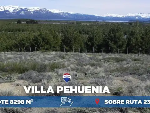VENTA LOTE DE 8.298 M2 EN VILLA PEHUENIA