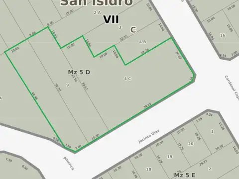 Lote de 2148m2 en venta, Las Lomas de San Isidro frente a Arboris, para desarrollo multifamiliar.