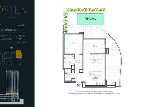 Departamento en Venta en Puerto Madero, USD 605.000