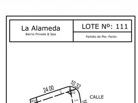Lote en primera etapa - La Alameda Canning