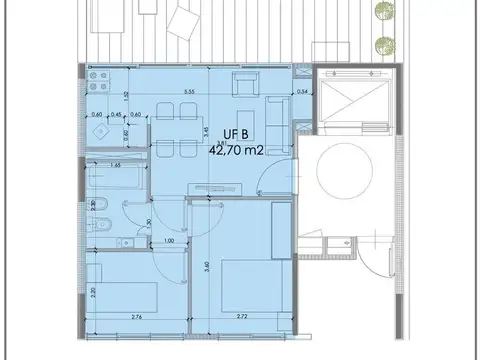 Departamento en Venta al Oeste