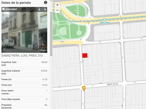 Luis Saenz Peña  al 200