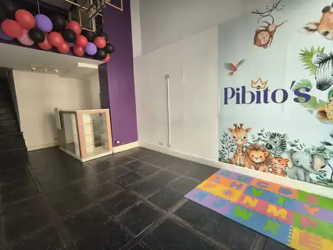 Local a la calle con entrepiso, sin expensas