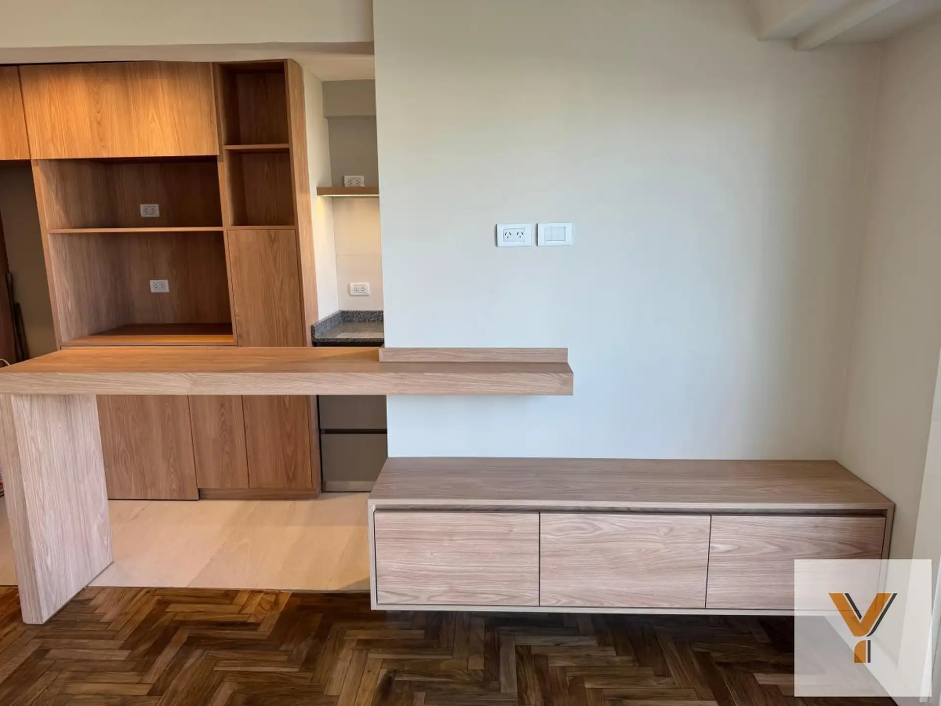 Depto 1 dorm, 42m² en Bolívar y Buenos Aires, luminoso