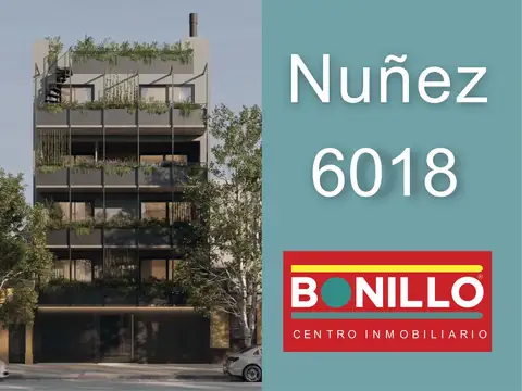 Nuñez 6018: unidades de 2 y 3 ambientes