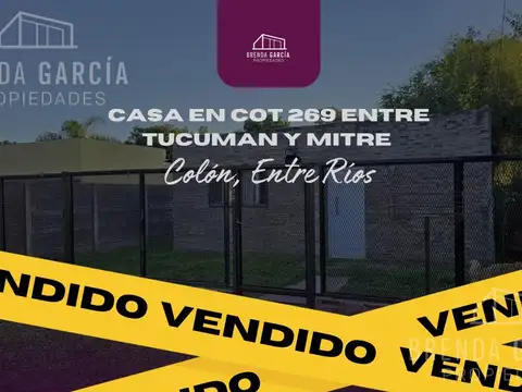 Casa en Planta Baja En Venta En Colon Entre Rios.   