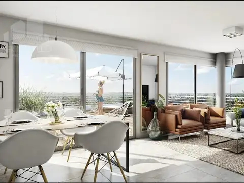 Departamento 2 ambientes con 1 baño