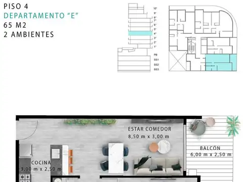Departamento 2 Ambientes Venta Caballito Full Amenities