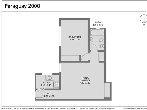 Departamento en Venta de 2 ambientes