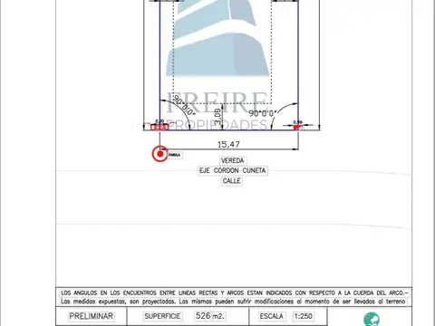 Terreno en Venta 16  mts Frente