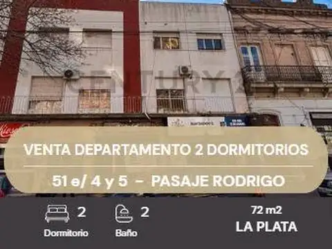 Venta de departamento La Plata 2 dormitorios