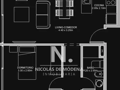 Departamento en Venta de 3 ambientes