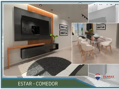 Departamento 3 ambientes con 2 baños