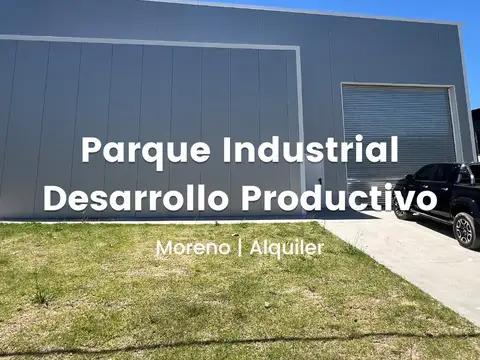 Depósito en alquiler en Moreno a estrenar en Polo Industrial