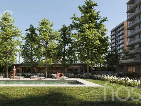 VENTA DEPARTAMENTO TRES DORMITORIOS CON AMENITIES Y ESPACIO VERDE EN CONSTRUCCION EN BARRIO LOURDES