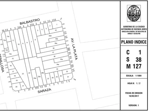 Terreno en Alquiler en Parque Chacabuco, $ 4.500.000