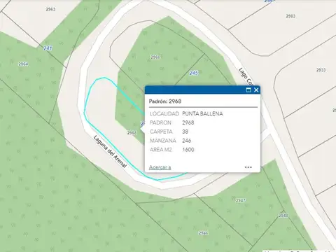 Terreno en Venta de 1600,0 m2