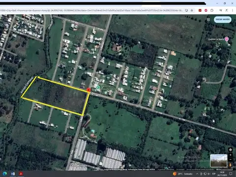 Dos hectareas y fraccion en Citty Bell 23.770 m2