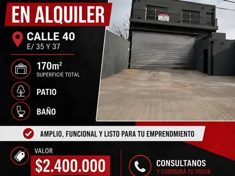Local  en Alquiler ubicado en Mercedes, Resto de la Provincia, Buenos Aires
