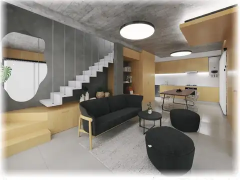 Departamento 3 ambientes con 1 baño