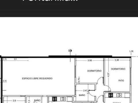 Departamento en Venta de 2 dormitorios