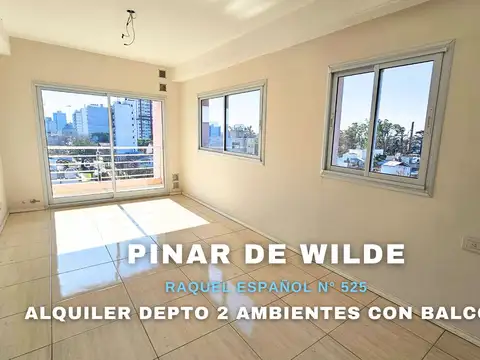 ALQUILER DEPTO 2 AMBIENTES - PINAR DE WILDE