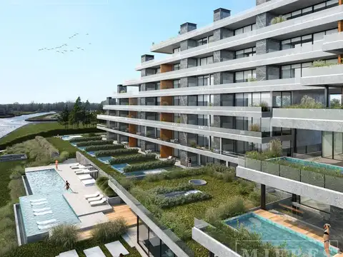 Departamento de 4 ambientes con balcón, Acqua Marinas Nordelta.