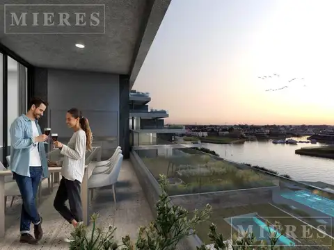 Departamento de 4 ambientes con balcón, Acqua Marinas Nordelta.