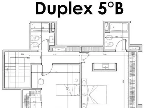 Departamento en Venta de 3 ambientes