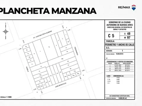 Terreno en Venta de 177,0 m2