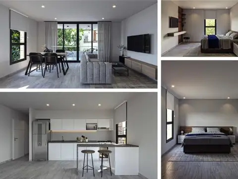 Departamento 3 ambientes con 2 baños