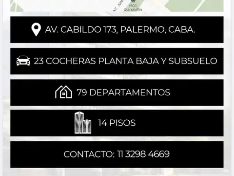 Departamento en Venta de 1 dormitorio