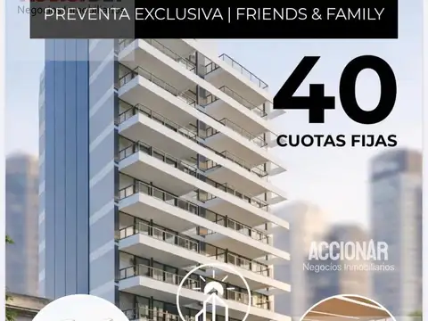 Anticipo y 40 cuotas fijas