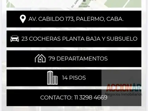 Departamento en Venta de 1 dormitorio