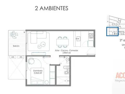 Departamento en Venta Apto profesional