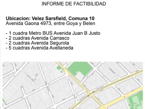 Terreno en Venta 8,66  mts Frente