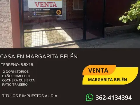 Casa en  Margarita Belén