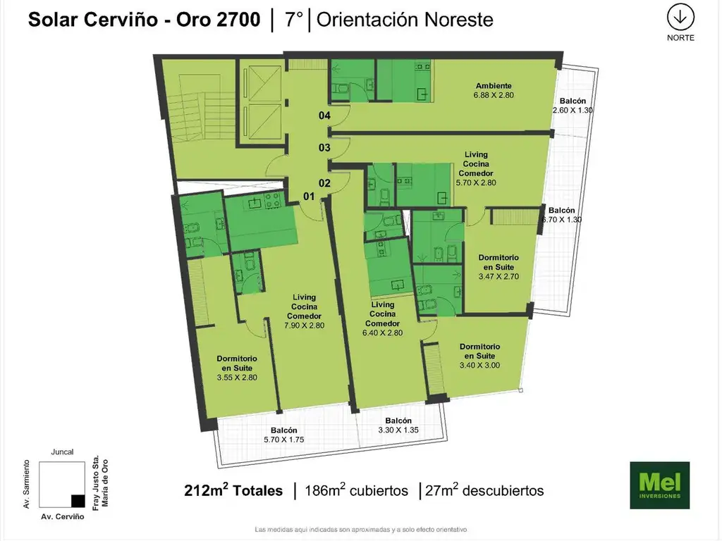 Solar Cerviño  de 44 Unidades en Palermo