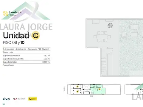 Departamento en Venta en Parque Centenario, USD 187.500
