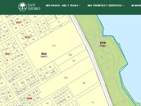 Terreno en Venta 70  mts Frente