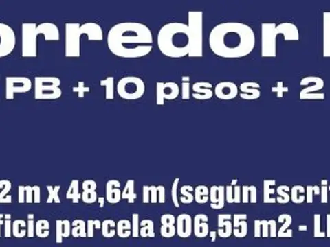 Terreno en Venta 48,64  mts Fondo