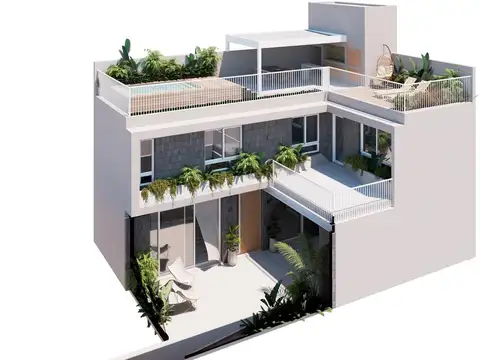 Casa 4 ambientes con 2 baños