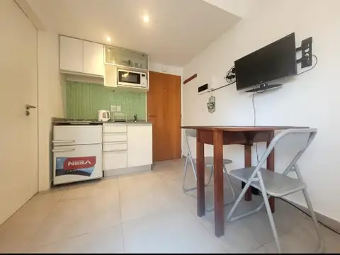 Monoambiente en alquiler temporario amoblado a estrenar, pileta, sum, gym y quincho. Villa Crespo