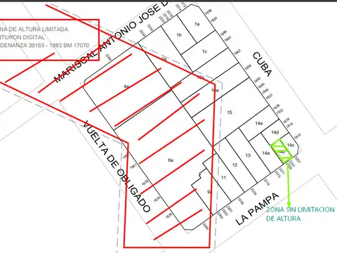 TERRENO DE 6,98 X 14