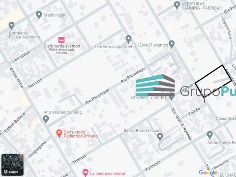 Terreno de 5000 M2 en el corazón de Canning apto desarrollo/emprendimiento, a metros del Shopping La
