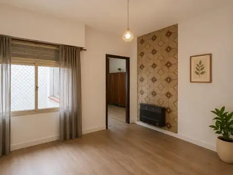 Departamento 2 ambientes con 1 baño